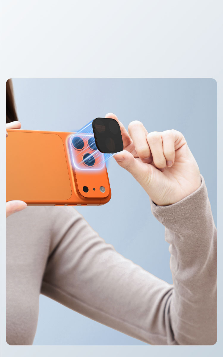 Square ND & 1/4 Black Mist Magnetic Filter Kit for iPhone 17 Pro