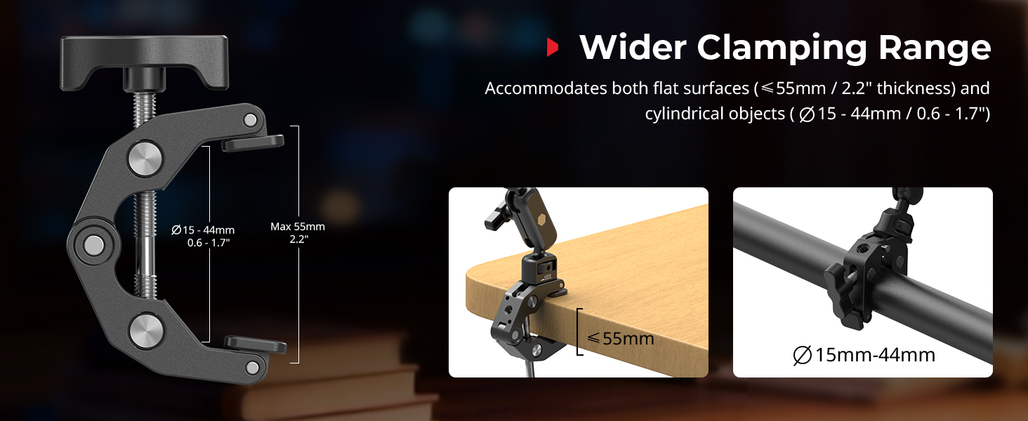 Desktop Magic Arm & Crab-Shaped Clamp Kit | MagSafe