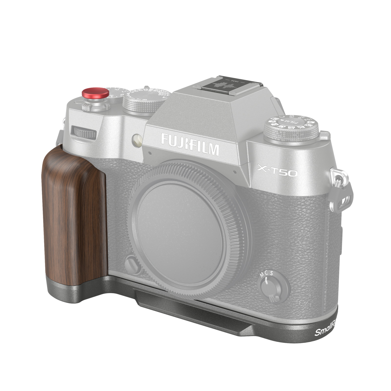 Wooden L-Shape Grip for X-T50 | Arca-Swiss | Ergonomic Wood