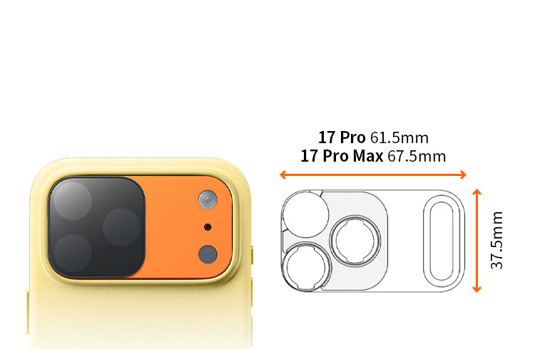 Square ND & 1/4 Black Mist Magnetic Filter Kit for iPhone 17 Pro