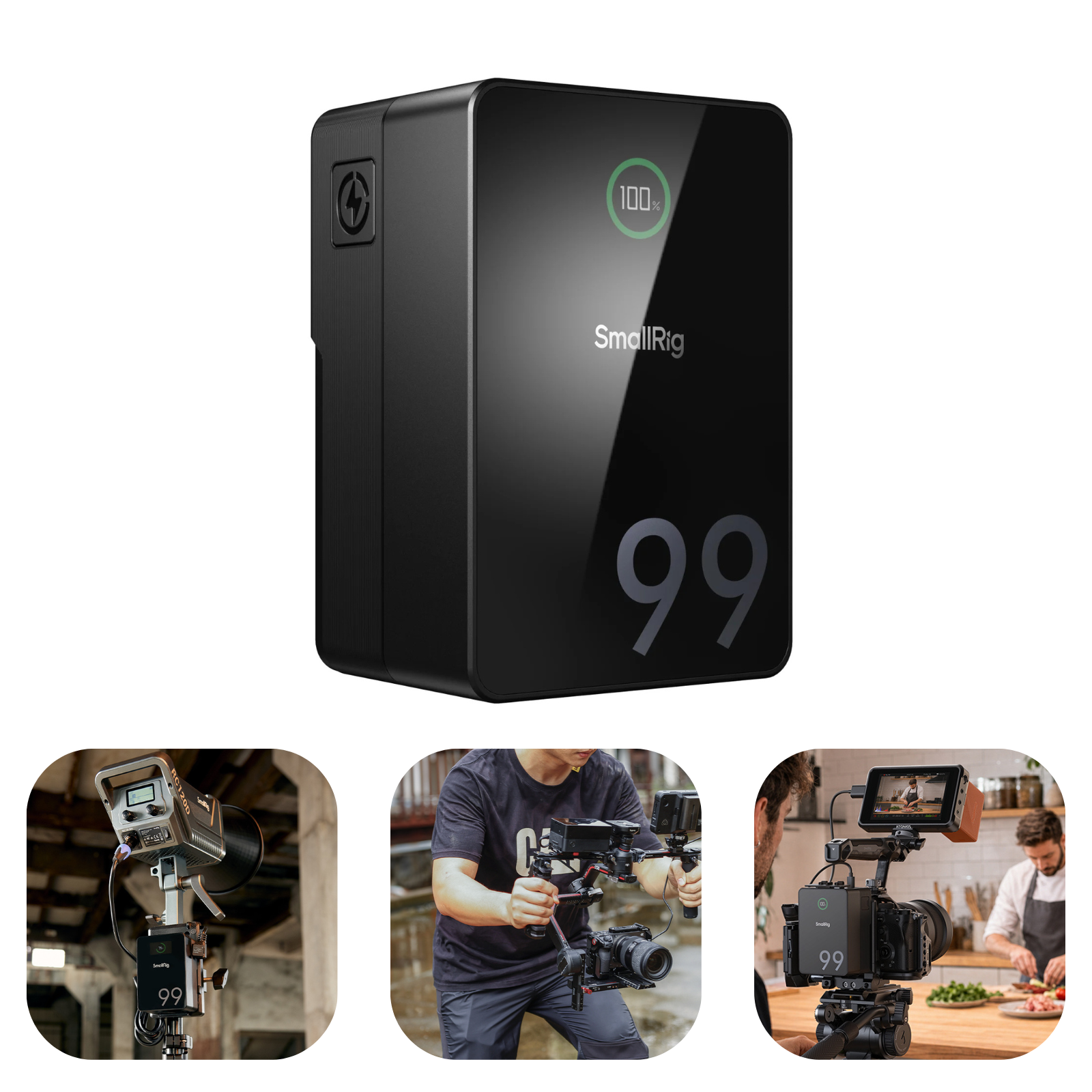 Mini V-Mount VB99 Pro | Compact Fast Charge | SmallRig