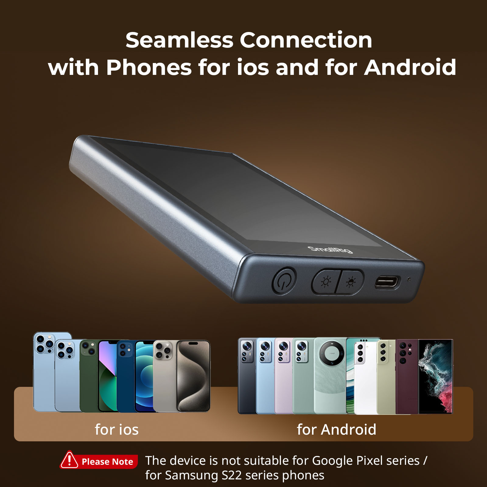 【SmallRig 4850B】ワイヤレス ディスプレー アダプター Amazon.co.jp: SmallRig スマホモニタースクリーン ワイヤレス