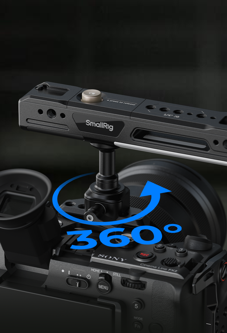 Sony FX2 Camera Cage | Basic Kit & V-Mount Power