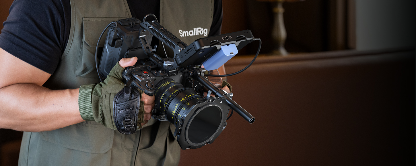 Category/Camera Cages/Sony HAWKLOCK Pro Cage Kit for Sony FX5 | SmallRig-For Brands:Sony/For Models:FX5/SKU:6774/
