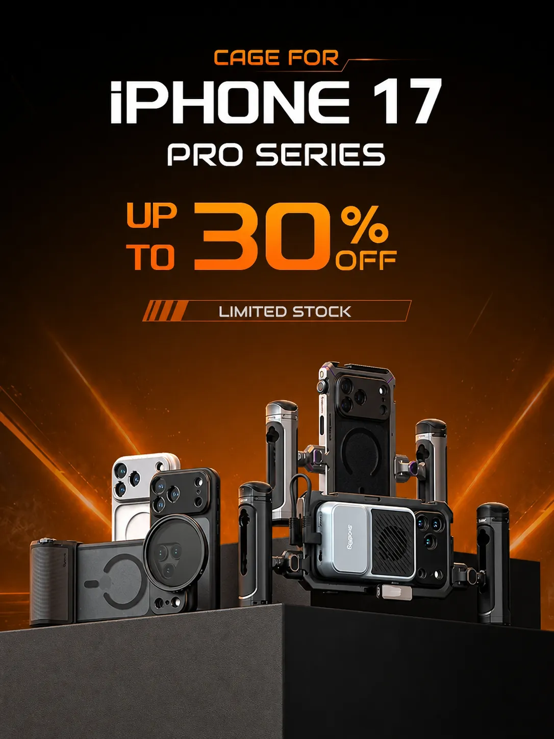Buy SmallRig iPhone 17 Accessories | Cages, Cases & Filmmaking Kits