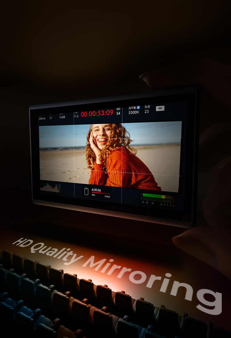 4K Wireless Phone Monitor | Mobile Vlog Kit | MagSafe