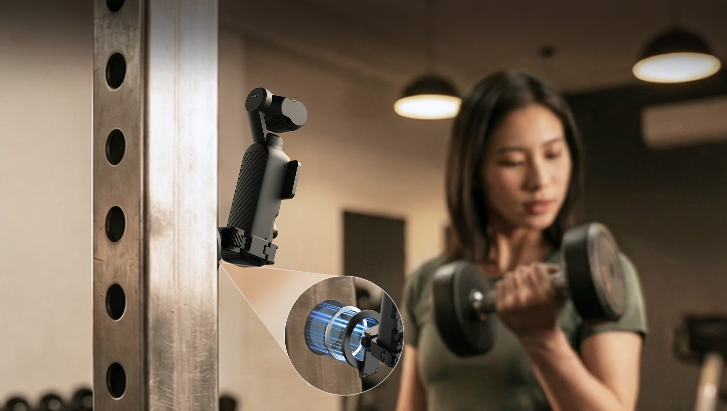 Kategori/Montaj Braketleri/Masa&uuml;st&uuml; Braketleri DJI Osmo Pocket 4 / 3 i&ccedil;in MagSafe &Ouml;zellikli Manyetik Montaj Aparatı - Markalar: DJI / Modeller: Osmo Pocket 3, Osmo Pocket 4 / &Uuml;r&uuml;n Kodu: 6004