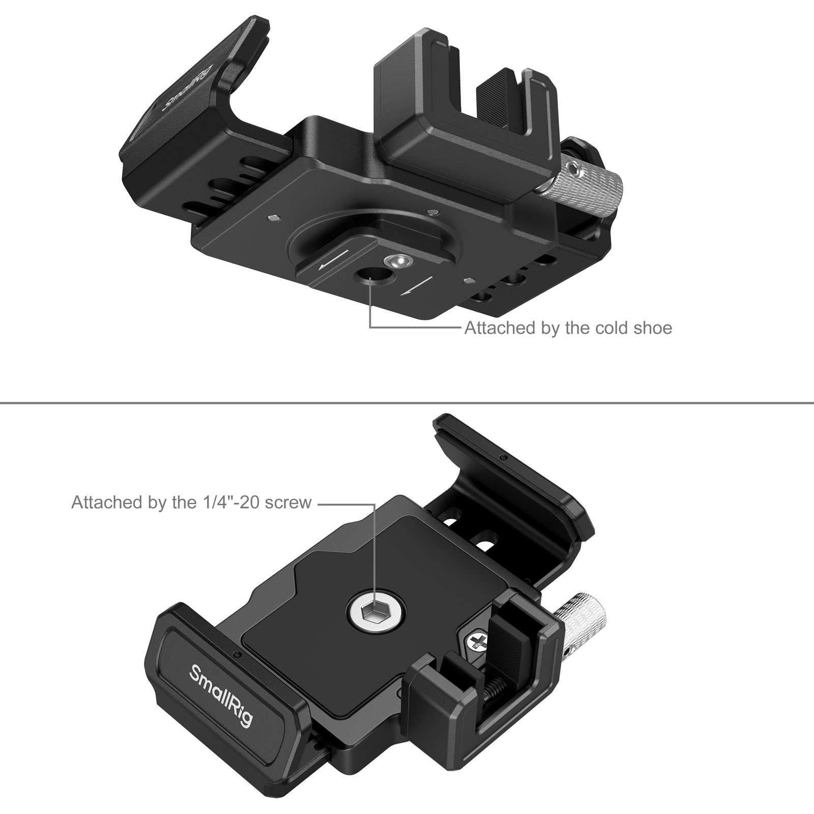 Samsung T5 / T7 / T7 Shield / T9 対応 BMCC 6K 用ケージ用 SSD クランプ