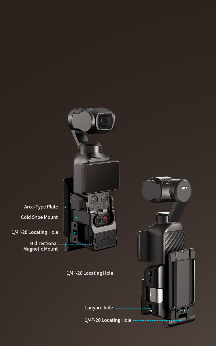 Multifunctional Cage for DJI Osmo Pocket 4 / 3 | SmallRig