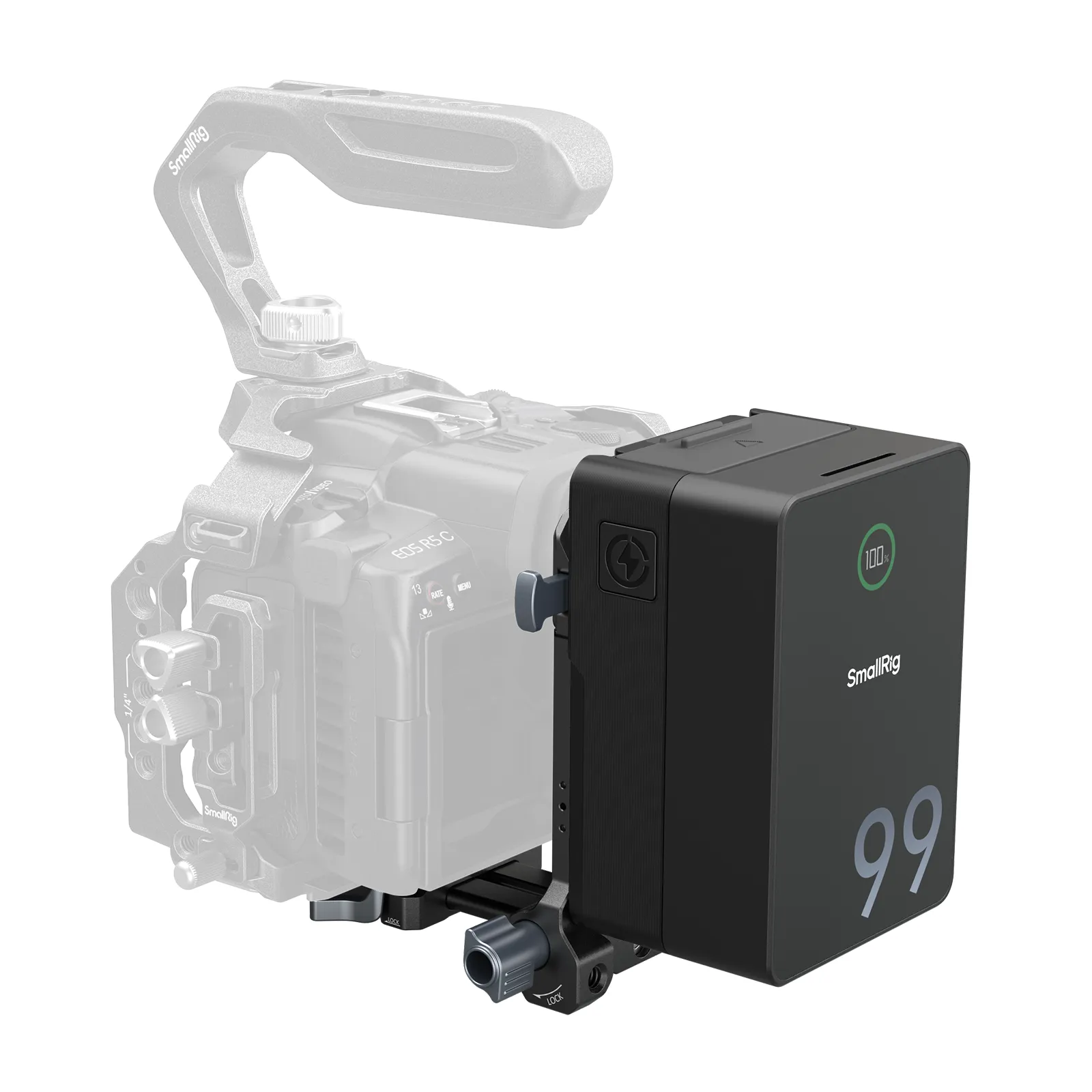 ビデオカメラ SmallRig V Mount Battery VB99 Pro 4292 SmallRig VB99 Pro Mini V-Mount Battery 99Wh 100W Black