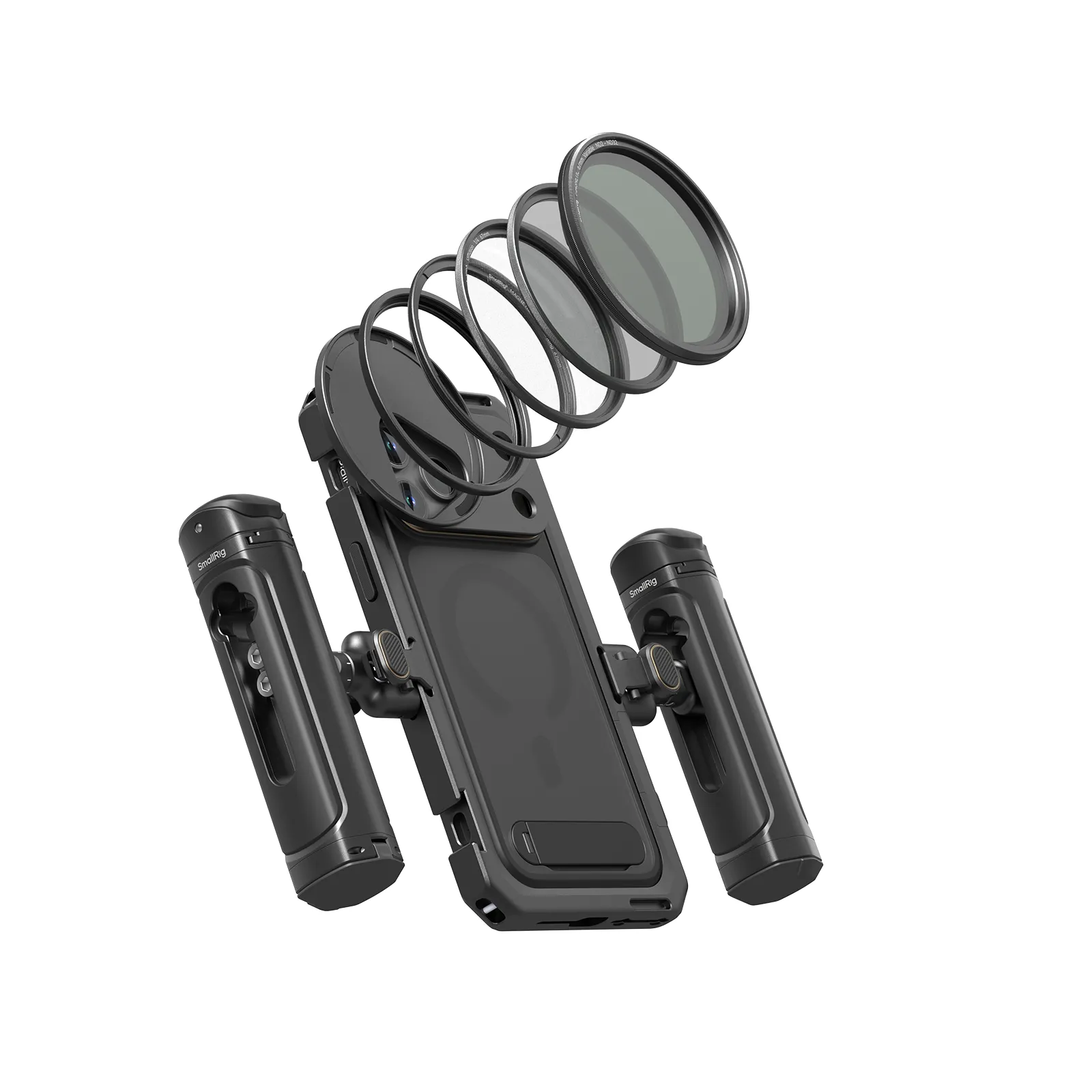 SmallRig iPhone 17 Pro Max用ケージ iPhone 17 Pro / 17 Pro Max | Dual Handheld Cage Kit