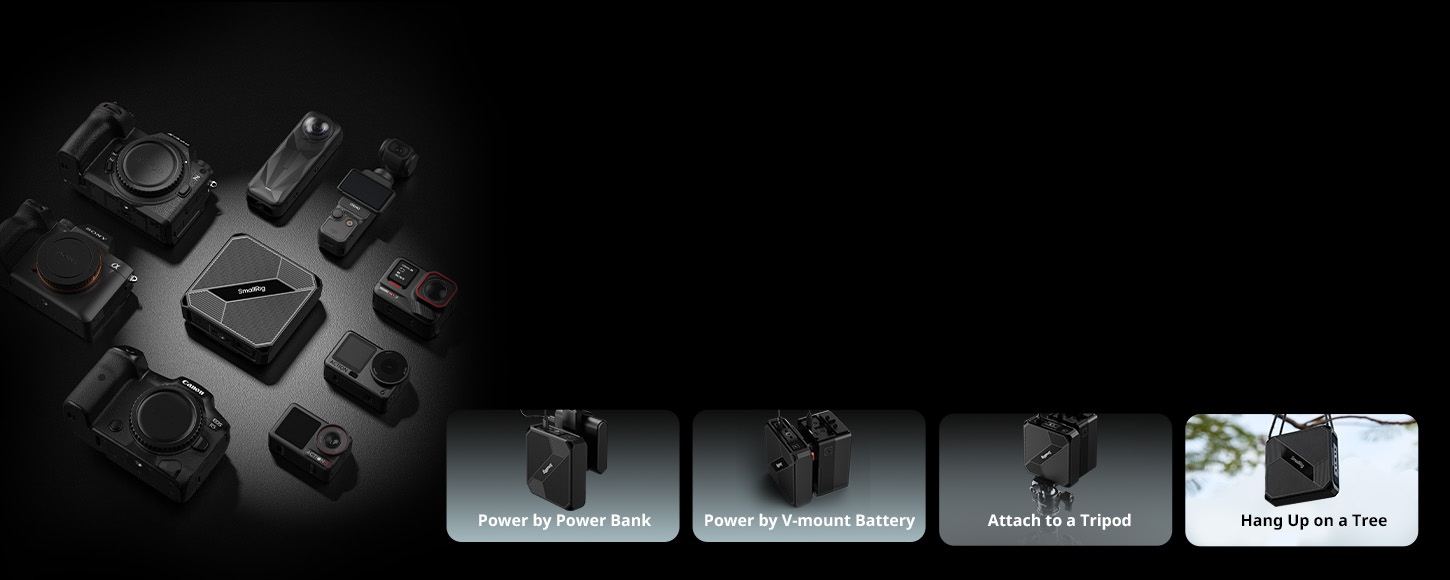 Langtrekkende trådløs repeater for DSLR/actionkameraer i naturfotografering