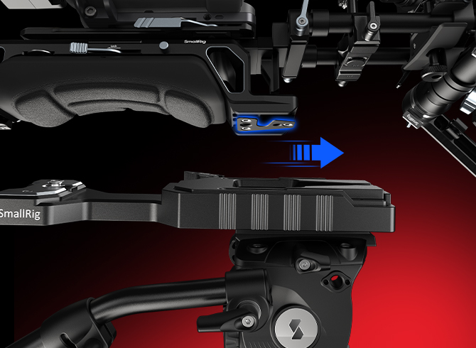 HawkLock VCT-14 Shoulder Rig | Modular | Quick Release