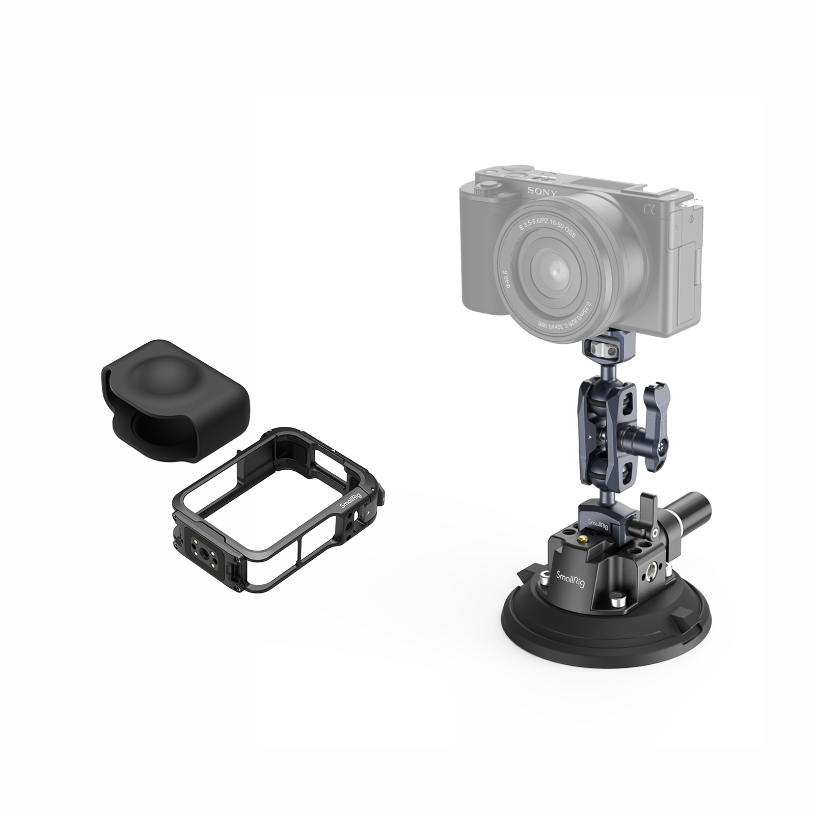 4" Suction Cup Vehicle Filming Kit for DJI Osmo 360 II