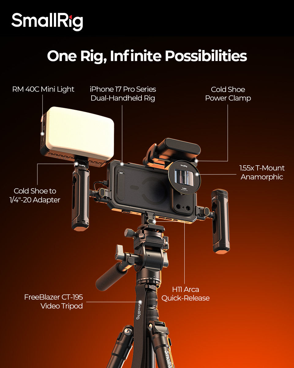 Pro-Level iPhone 17 Pro/Pro Max Dual-Handheld | SmallRig