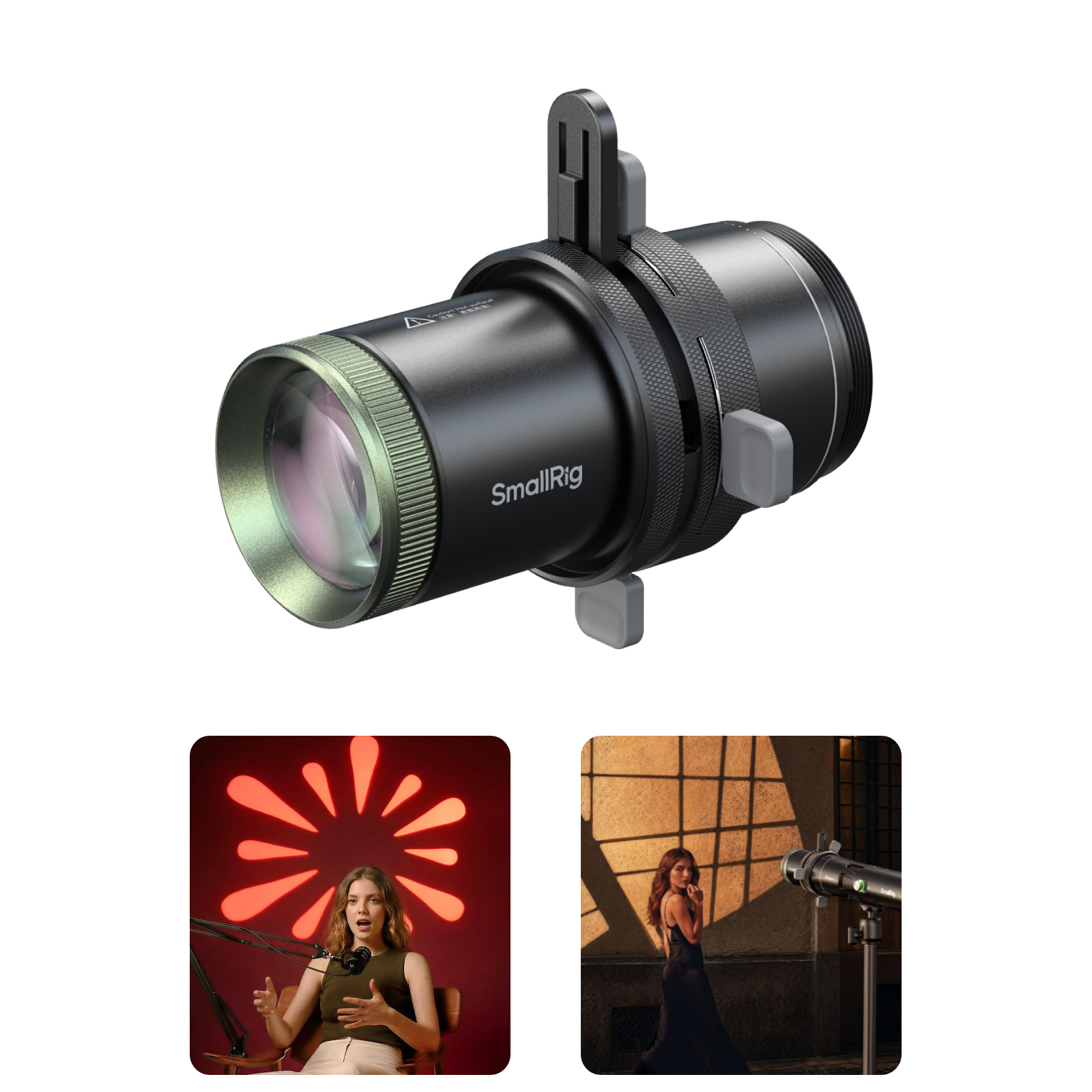 SP Air Spotlight for RF 20C and 10C, 4x Brightness, 36 Degree Beam, 10 Gobos, Focus, Magnetic