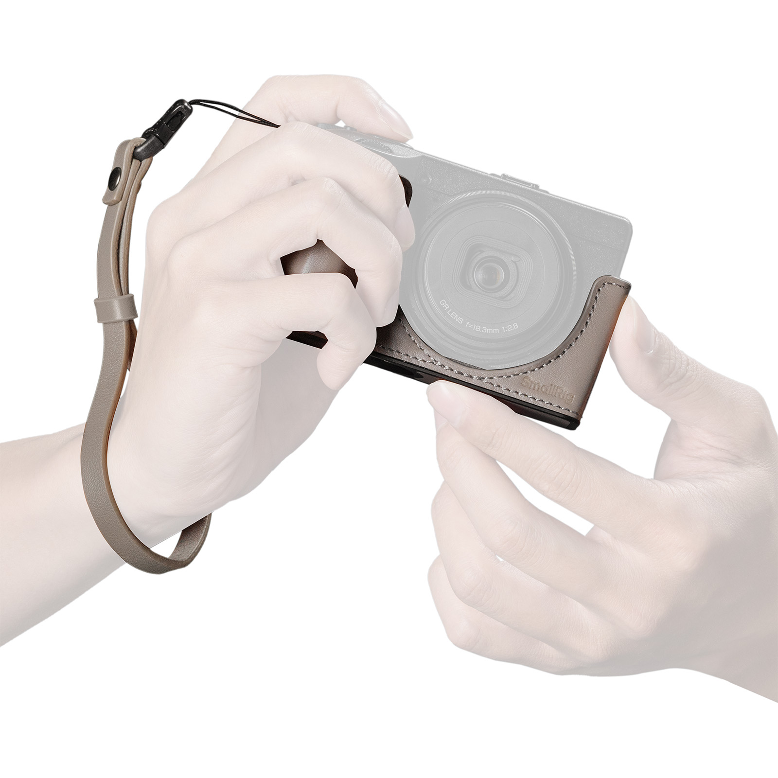 SmallRig for Ricoh GR: Leather Case, Quick-Release Wrist