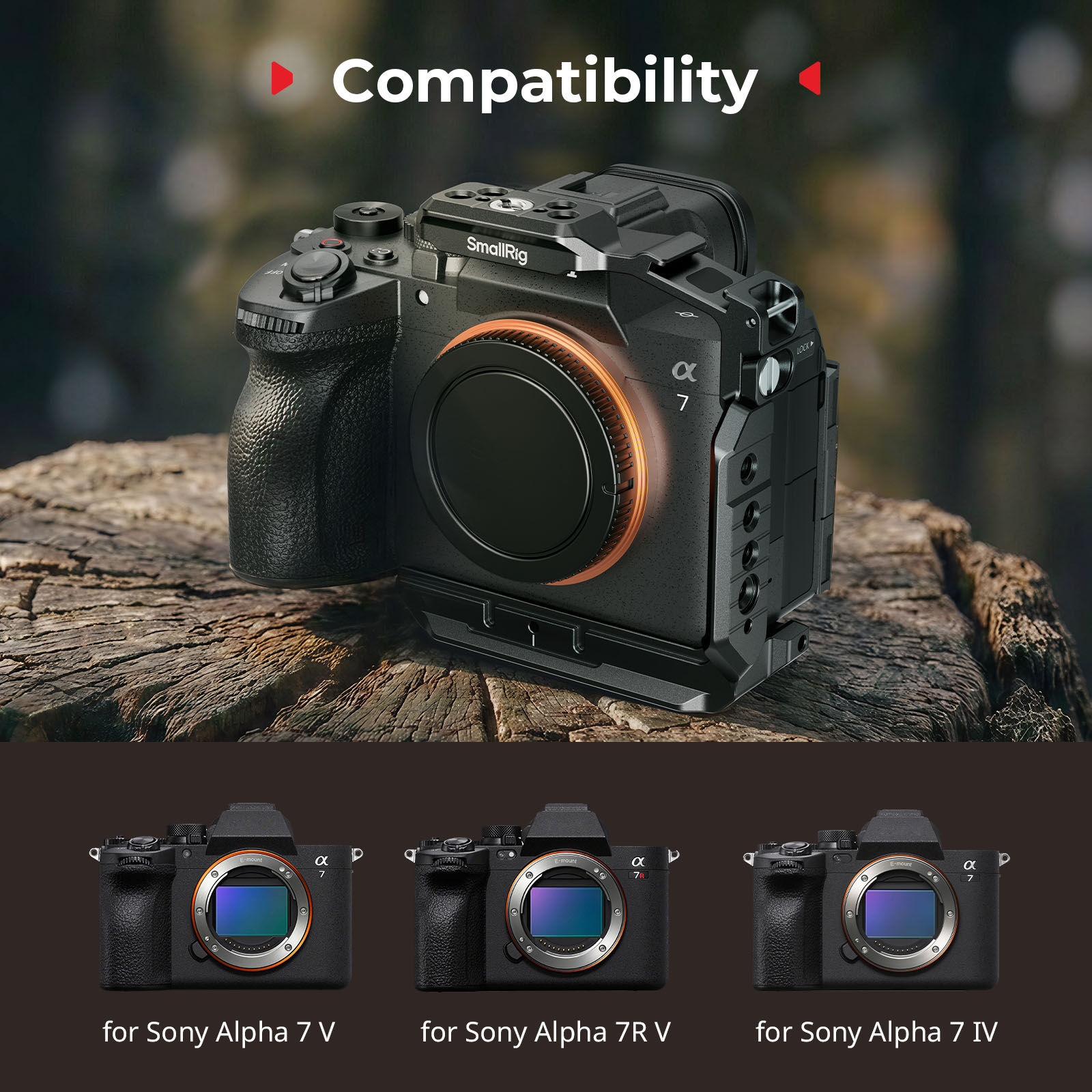 HawkLock Cage Kit for Sony A7 V / A7R V / A7 IV | Arca-Swiss QR