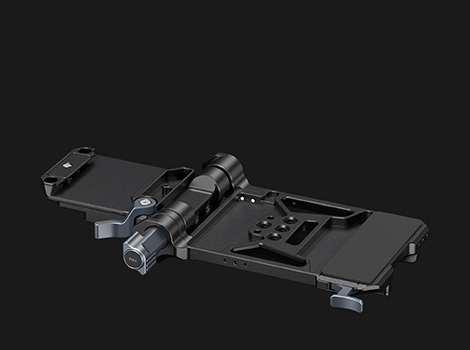 SmallRig V-Mount plate opened for Sony FX5 display access