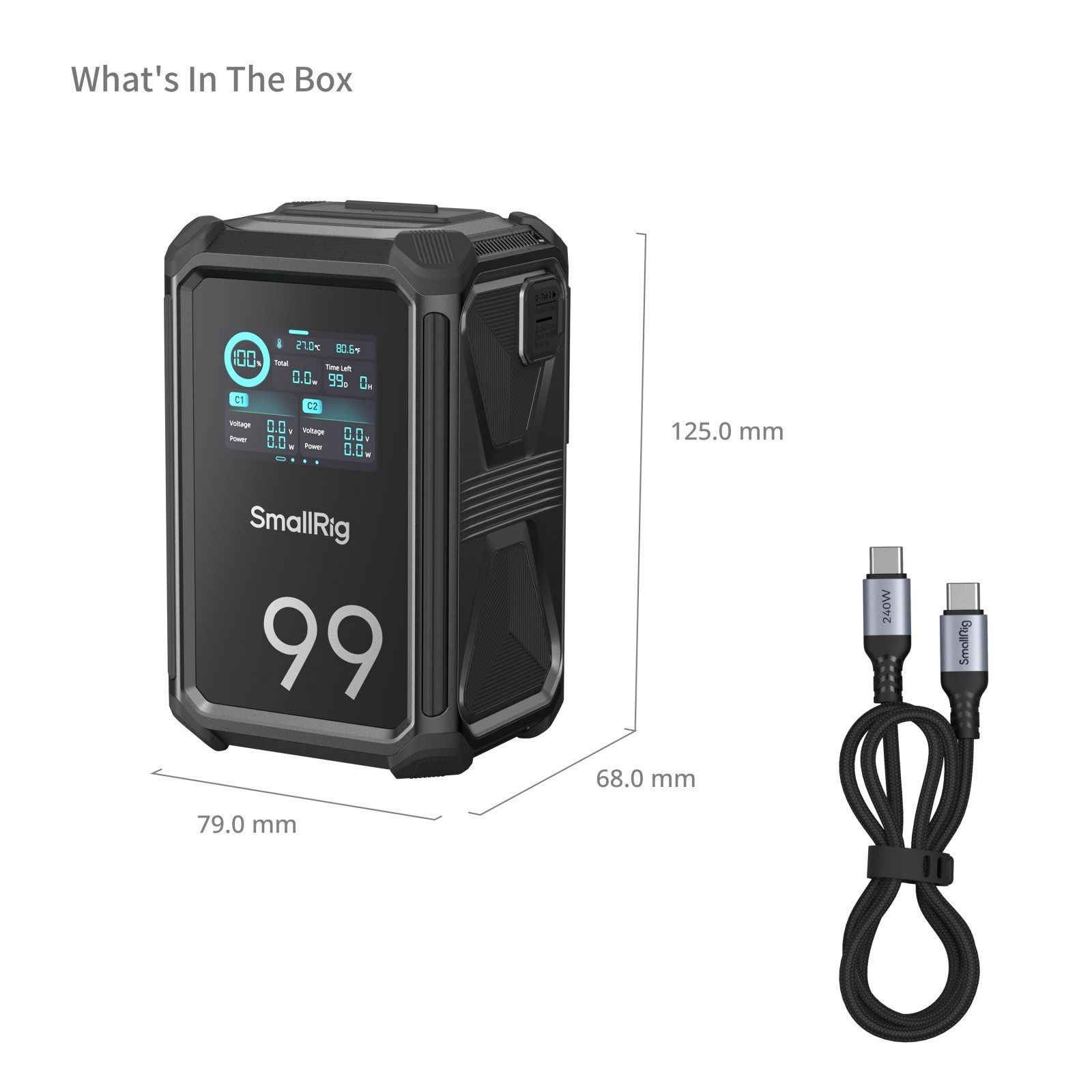 X99 V-Mount Battery | Smart Tri-Proof Power Hub | SmallRig