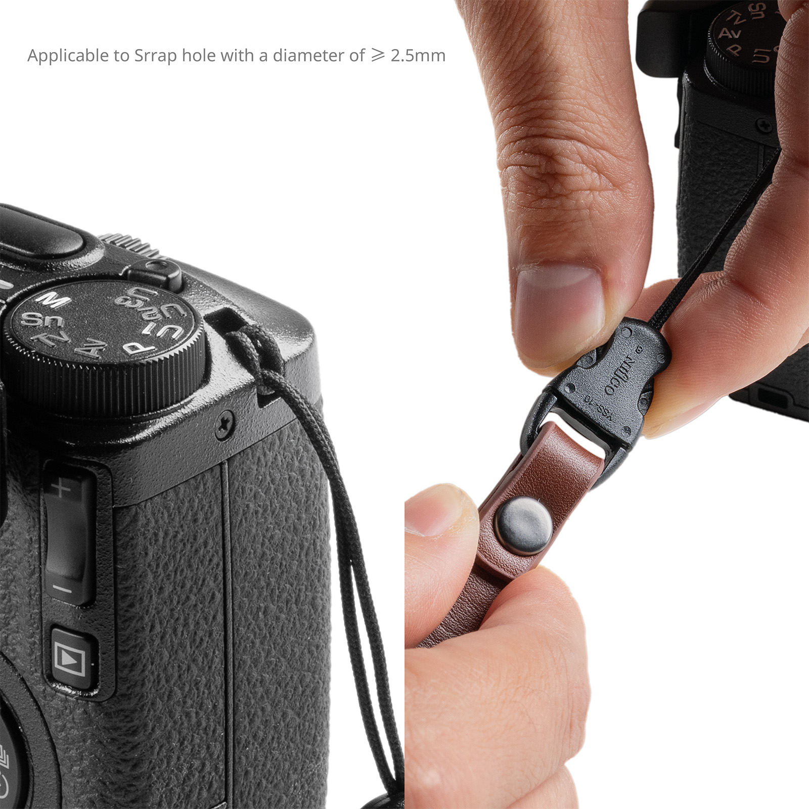SmallRig for Ricoh GR: Leather Case, Quick-Release Wrist