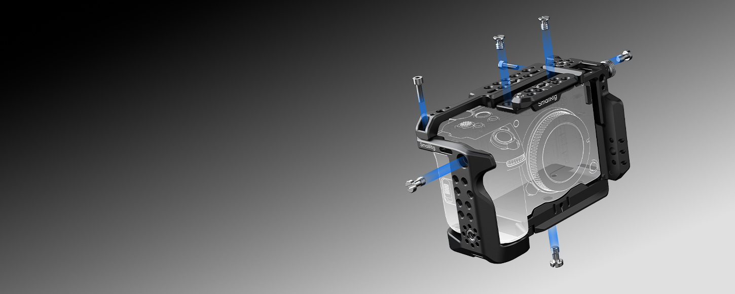 Category/Camera Cages/Sony HAWKLOCK Pro Cage Kit for Sony FX5 | SmallRig-For Brands:Sony/For Models:FX5/SKU:6774/