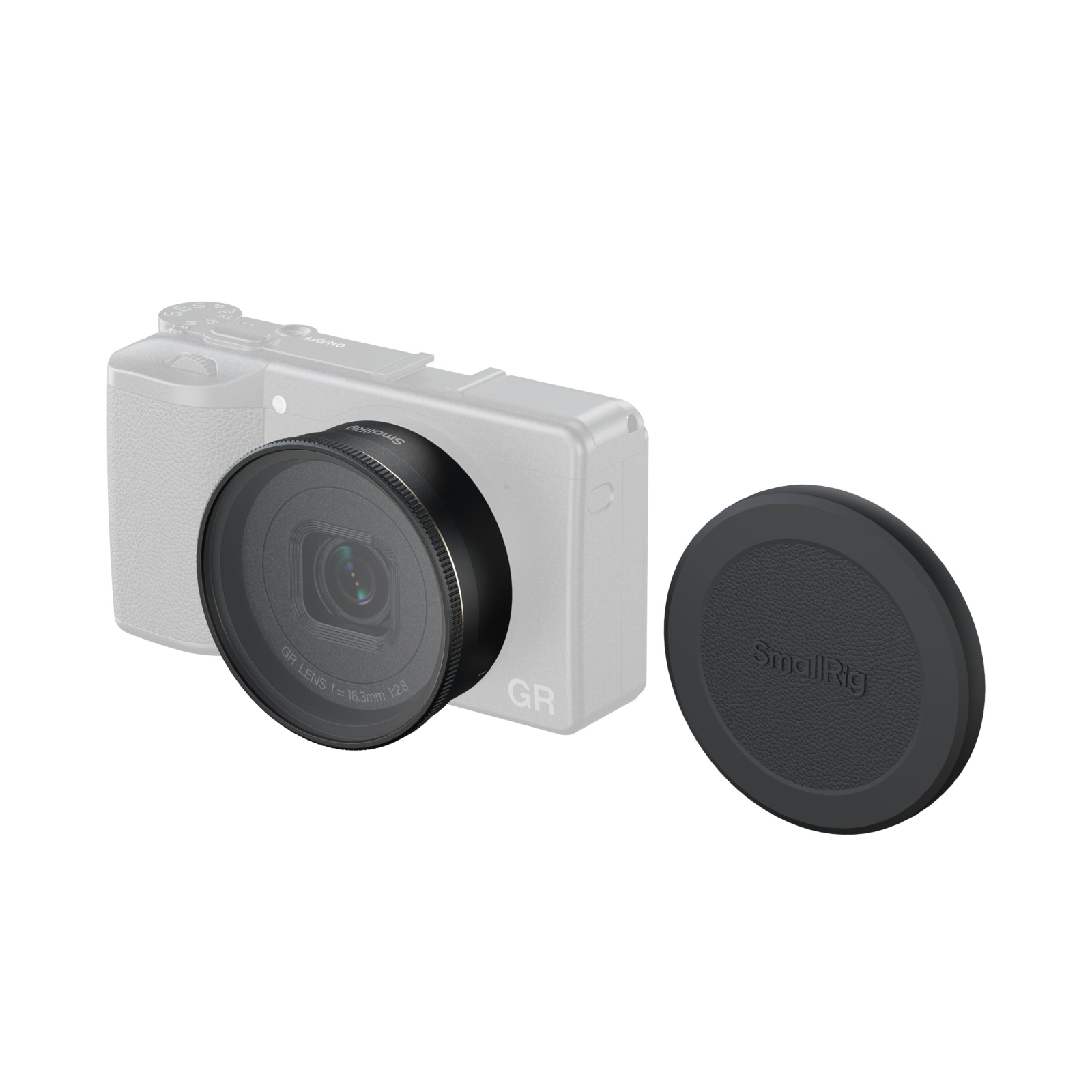 SmallRig for RICOH GR IV: UV Filter with Lens Hood & Protective Cap