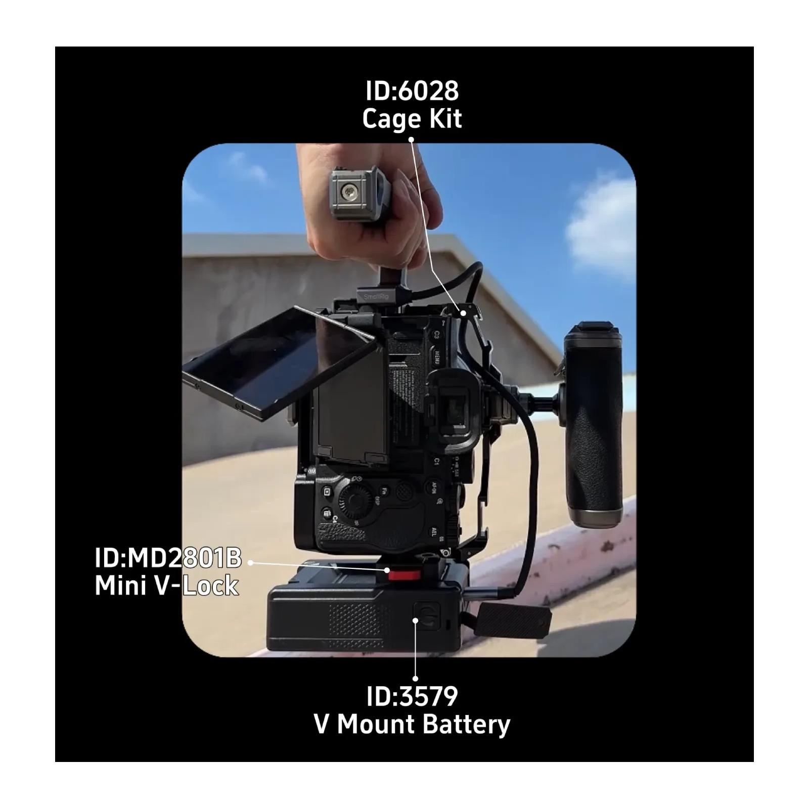 HawkLock Advanced Cage Kit for Sony A7 V/A7R V/A7 IV