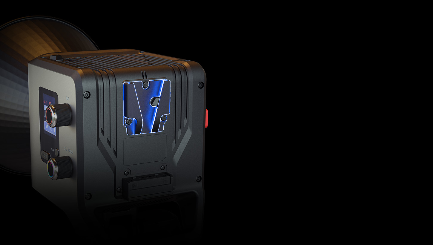 CATEGORY/Lighting System/COB Lights RC 220C RGB COB LED Video Light-SKU:5098/Package Weight (kg):4.3/