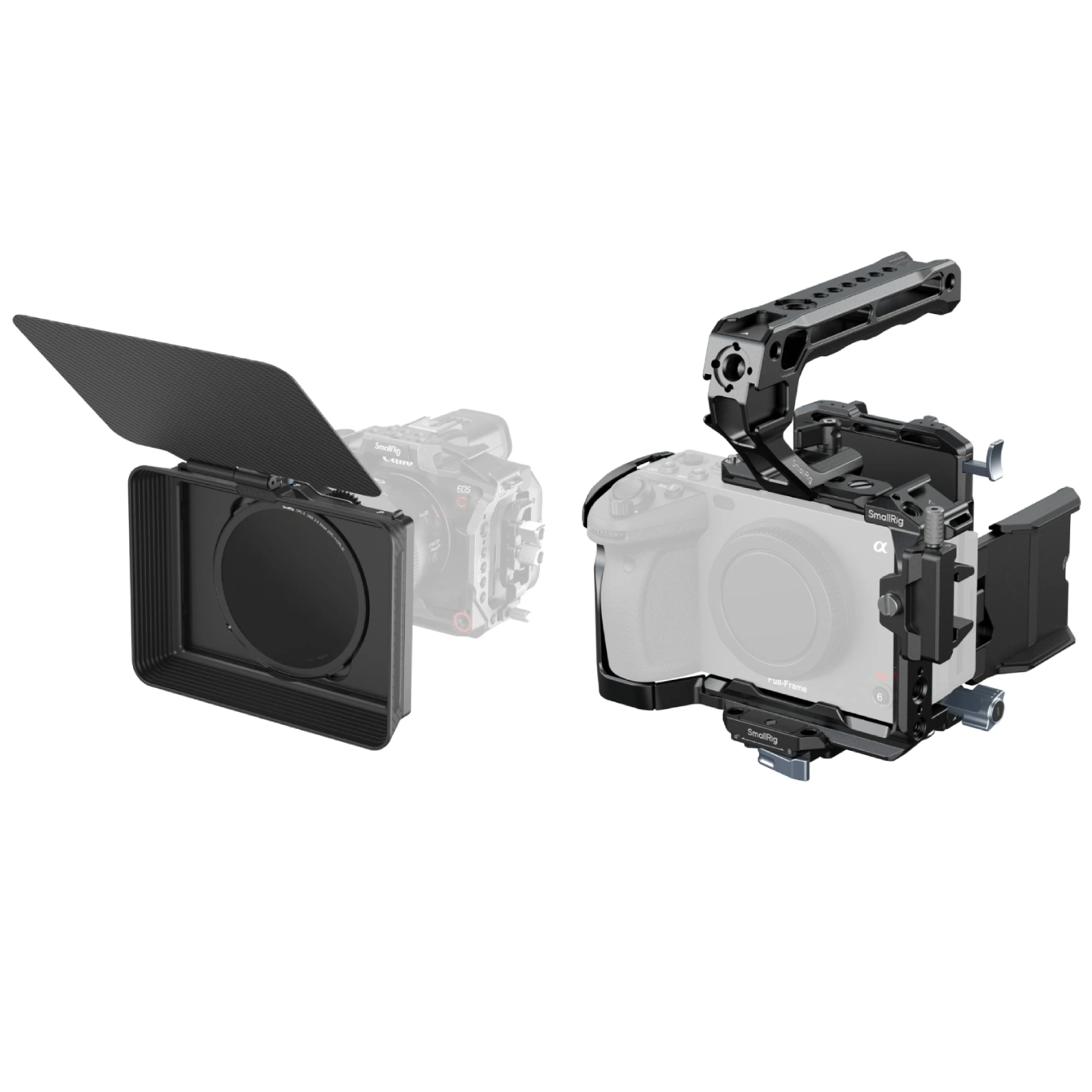 SONY FX30 (マットボックス　ケージ フォローフォーカス付き） Cage Kit for Sony FX30/FX3 | V-Mount Battery | Top Handle