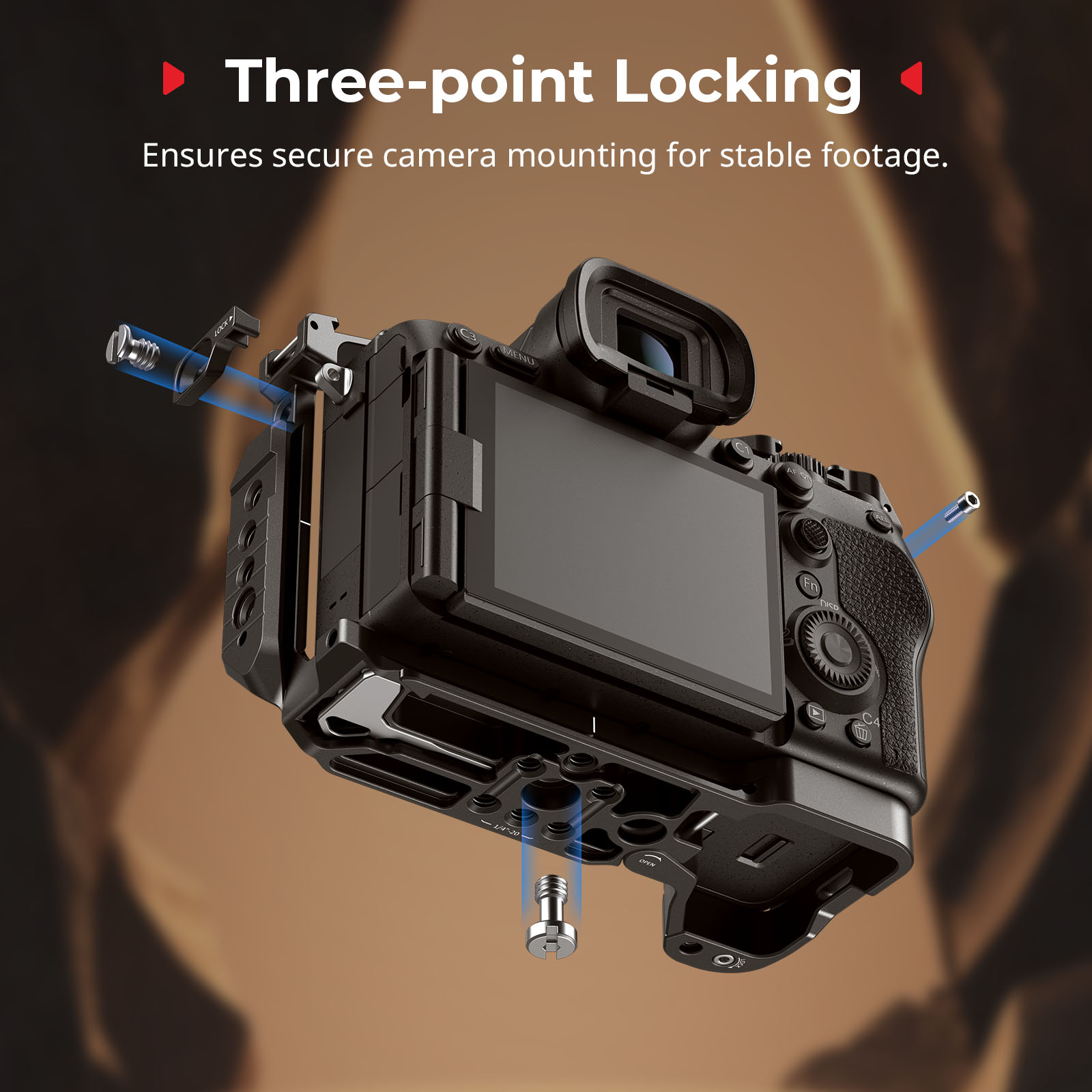 HawkLock Cage Kit for Sony A7 V / A7R V / A7 IV | Arca-Swiss QR