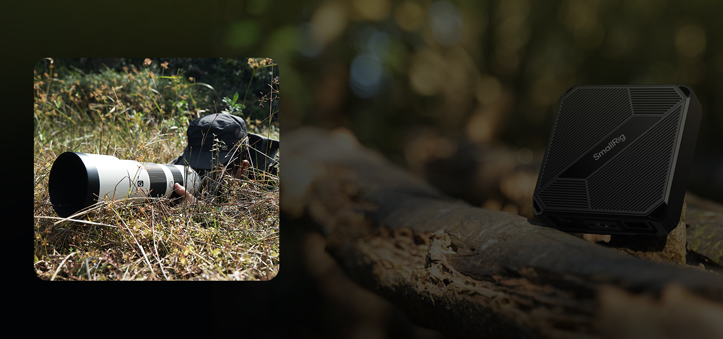 Langtrekkende trådløs repeater for DSLR/actionkameraer i naturfotografering