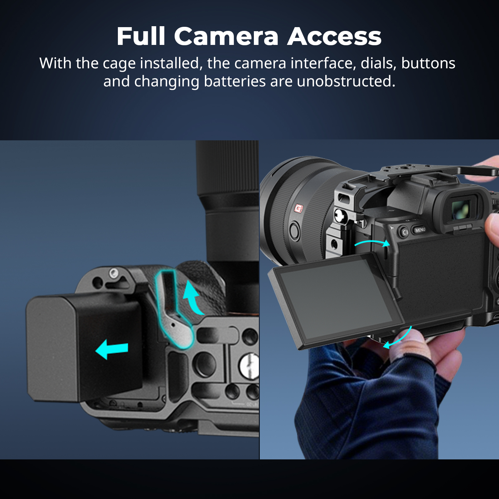 Sony A7RV/IV/SIII Cage Kit | Handheld Rigging | SmallRig