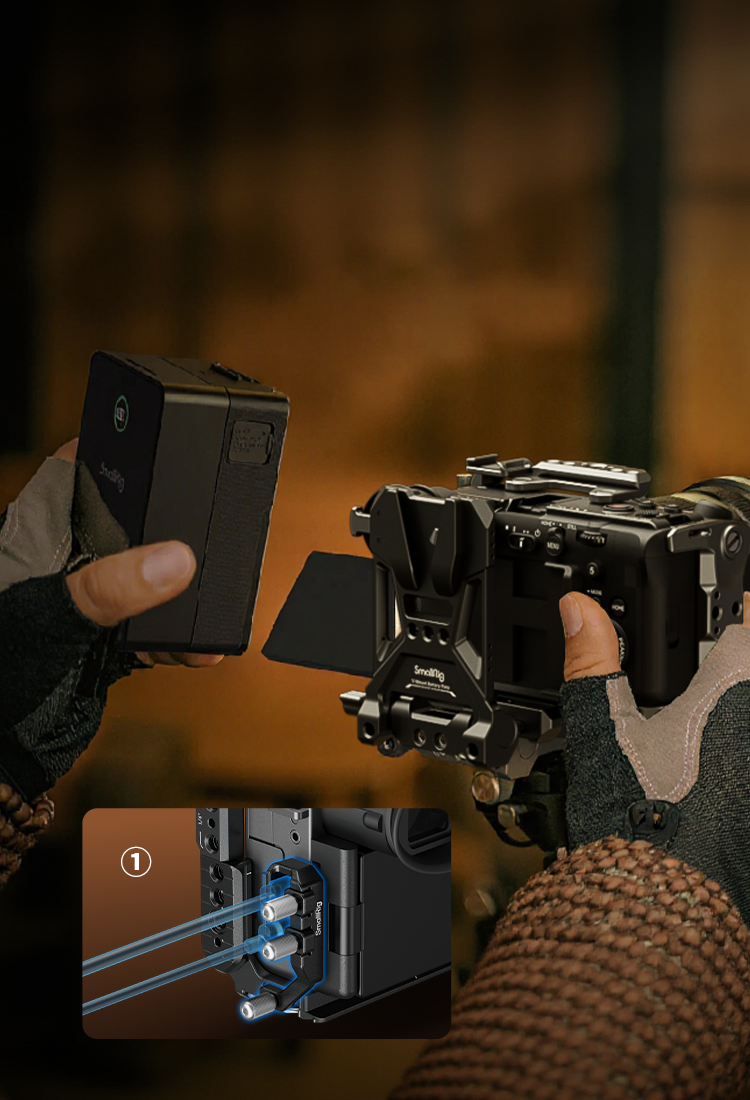 Sony FX2 Cage Kit | NATO Rail | Quick Release | HDMI Clamp