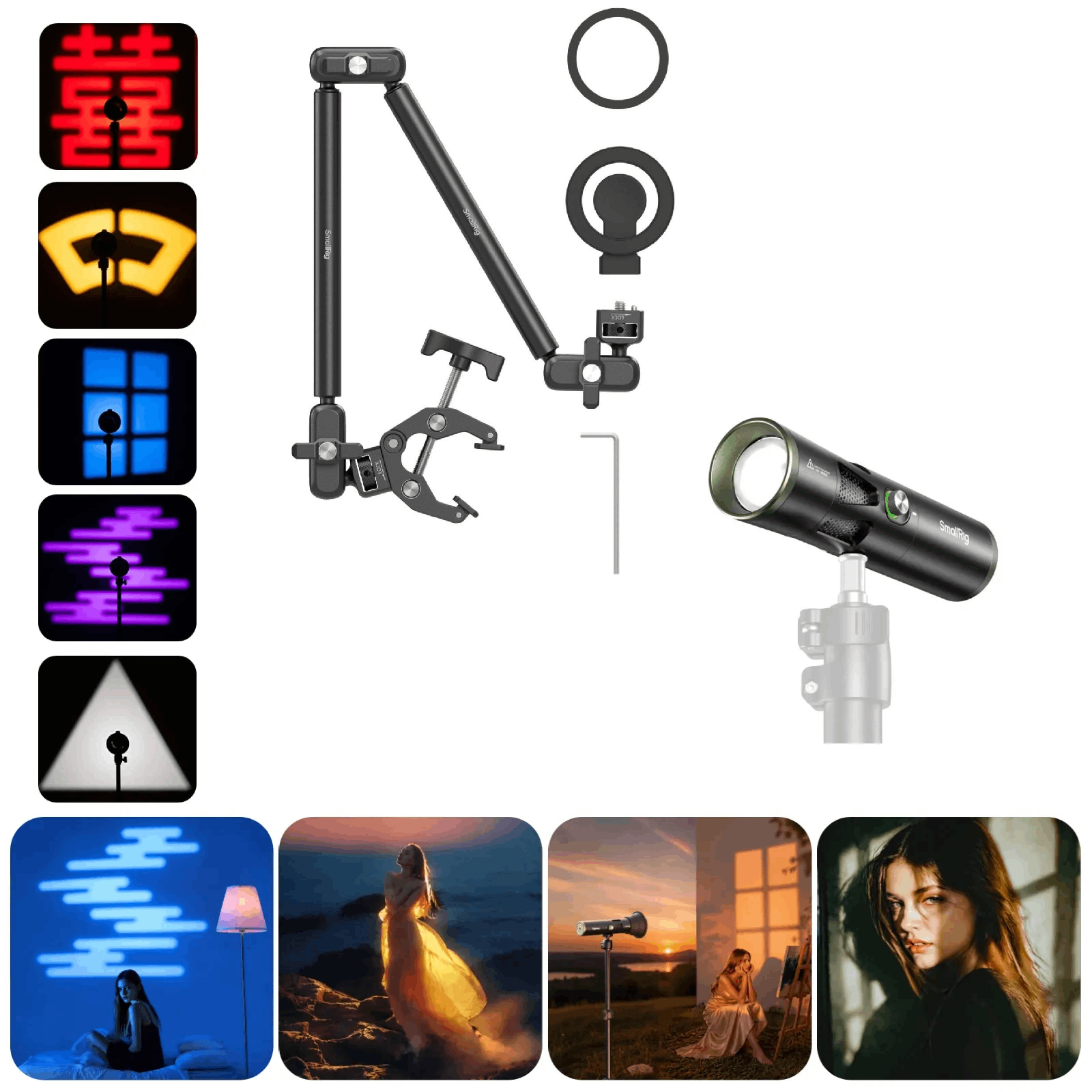 Desktop Magic Arm & Crab-Shaped Clamp Kit | MagSafe