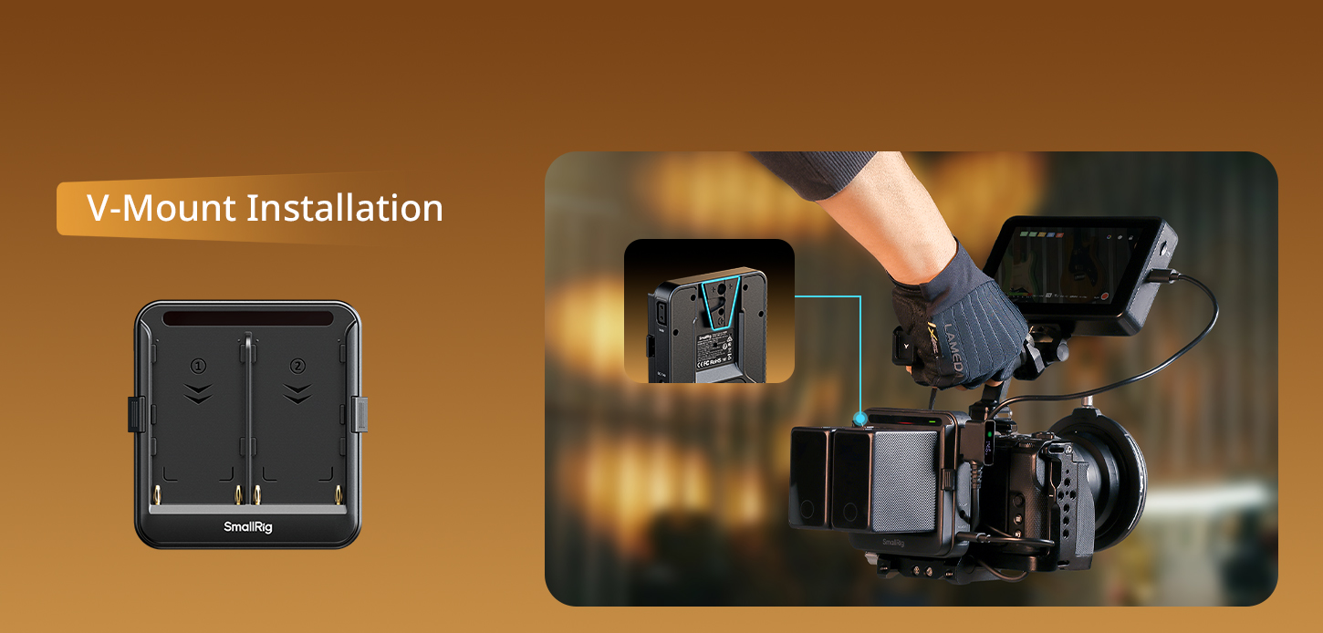 Kategori/G&uuml;&ccedil; &Ccedil;&ouml;z&uuml;m&uuml;/Pil Plakaları NP-F Tipi Piller i&ccedil;in Adapt&ouml;r Plakası (&Ccedil;alışırken Değiştirilebilen UPS, D-Tap, USB-C)-SKU:5536/Paket Ağırlığı (kg):0,282/