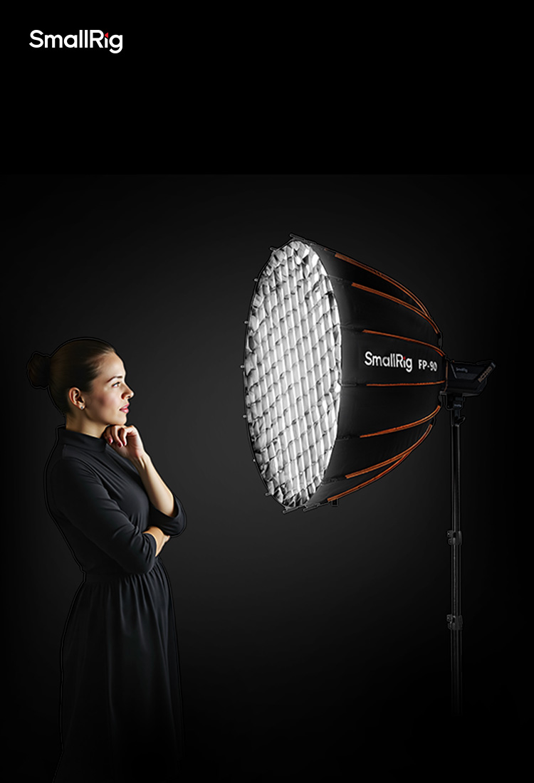 FP-90 & FP-60 Quick-Setup Folding Parabolic Softbox