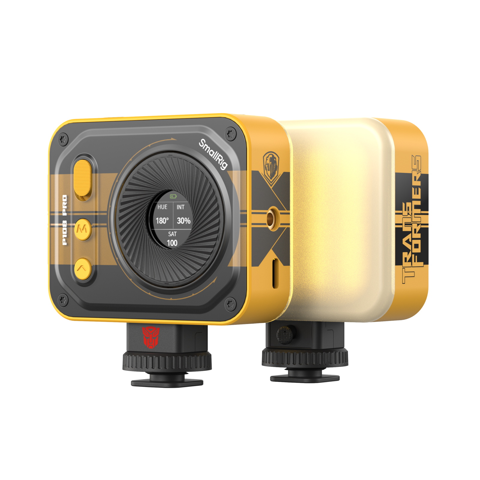 SmallRig Vibe P108 Pro ミニ LED ビデオライト（バンブルビーエディション） 製品画像