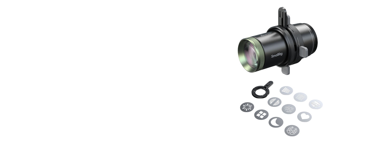 Kategori/Aydınlatma Sistemi/Cep Tipi LED Video Işıkları SP Air Spot Işık RF 20C ve 10C i&ccedil;in | 4 Kat Daha Parlak | SmallRig-SKU:6376/Paket Ağırlığı (kg):0.543/