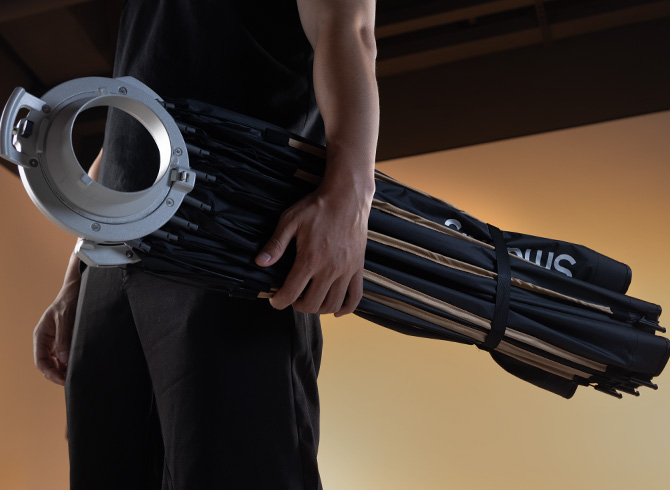 FP-90 & FP-60 Quick-Setup Folding Parabolic Softbox