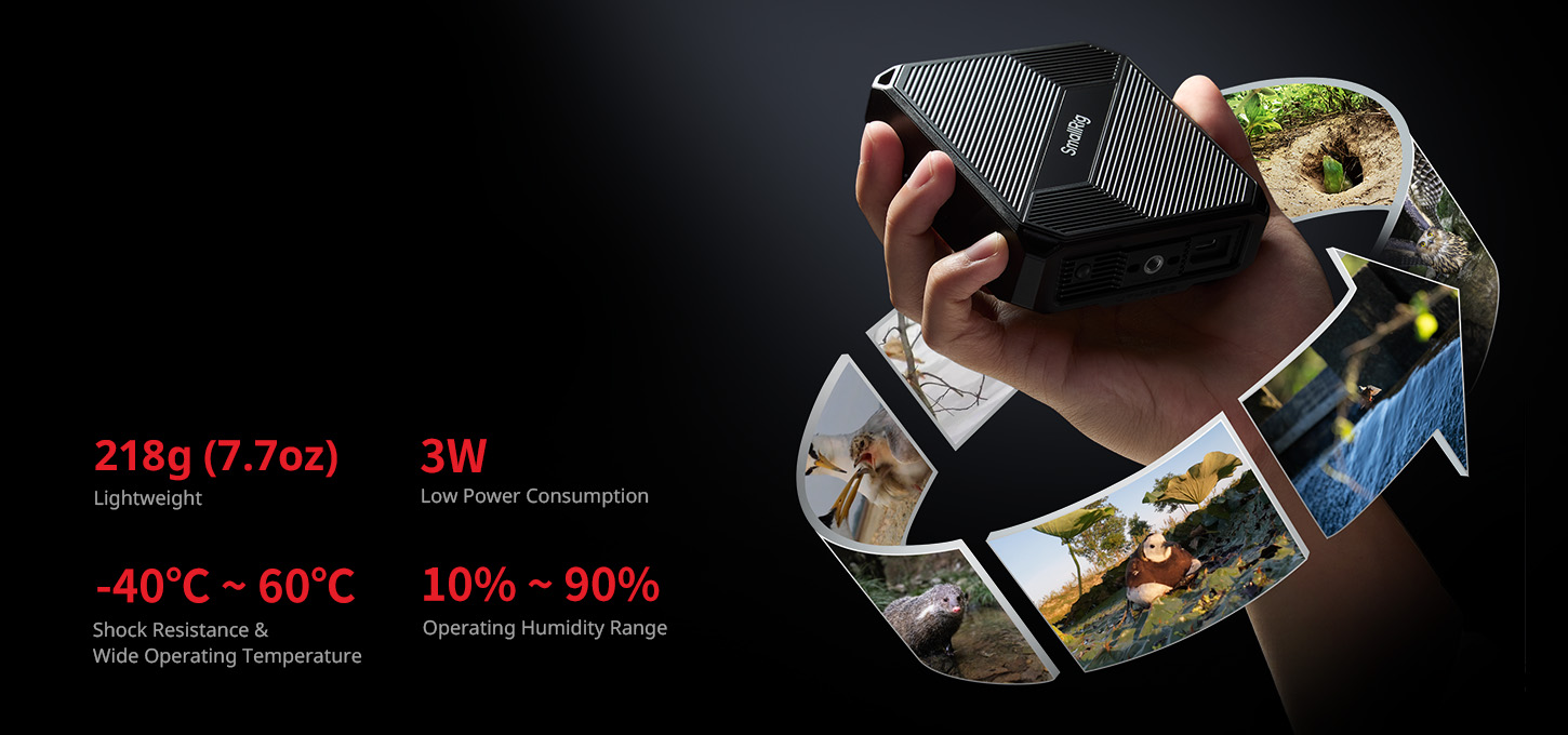 Langtrekkende trådløs repeater for DSLR/actionkameraer i naturfotografering