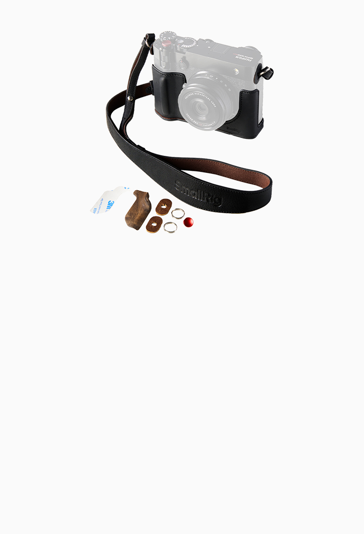 FUJIFILM GFX100RF Leather Case | Enhanced Grip, Retro Style