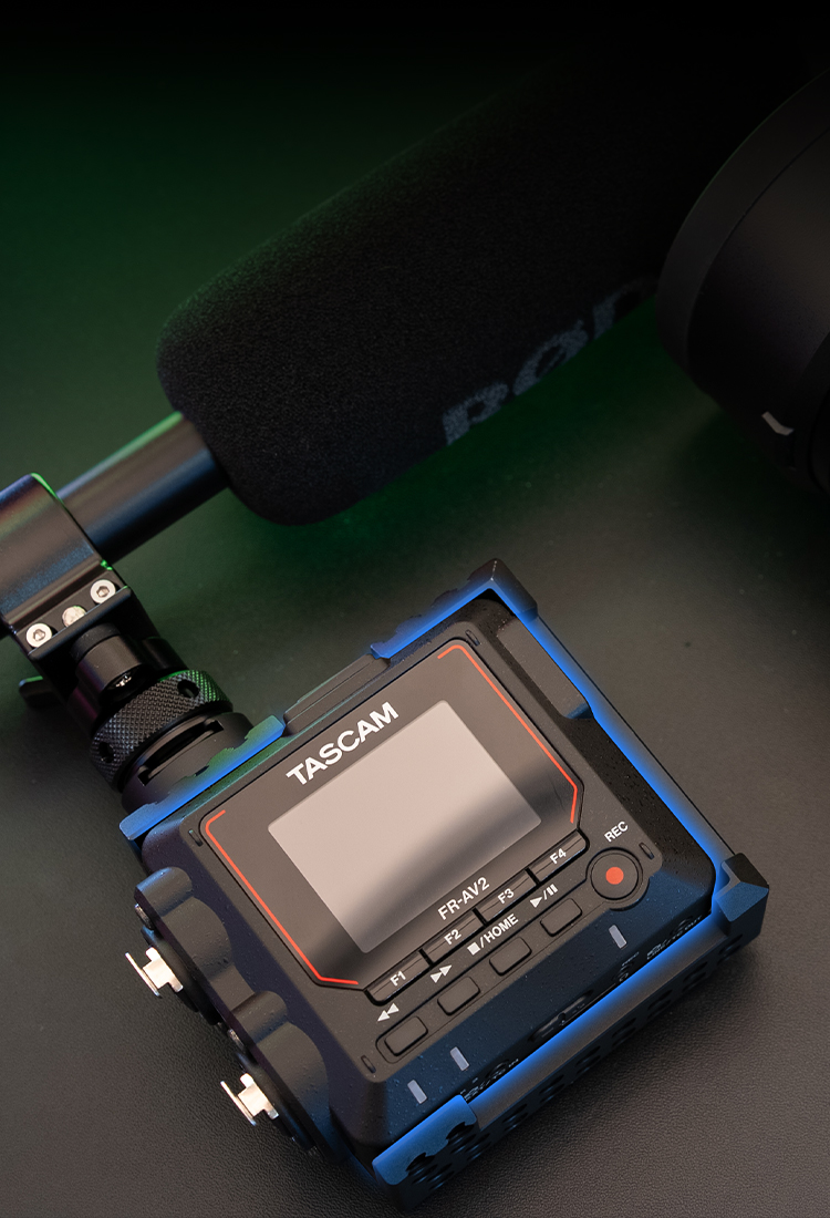 TASCAM FR-AV2用カスタマイズケージ