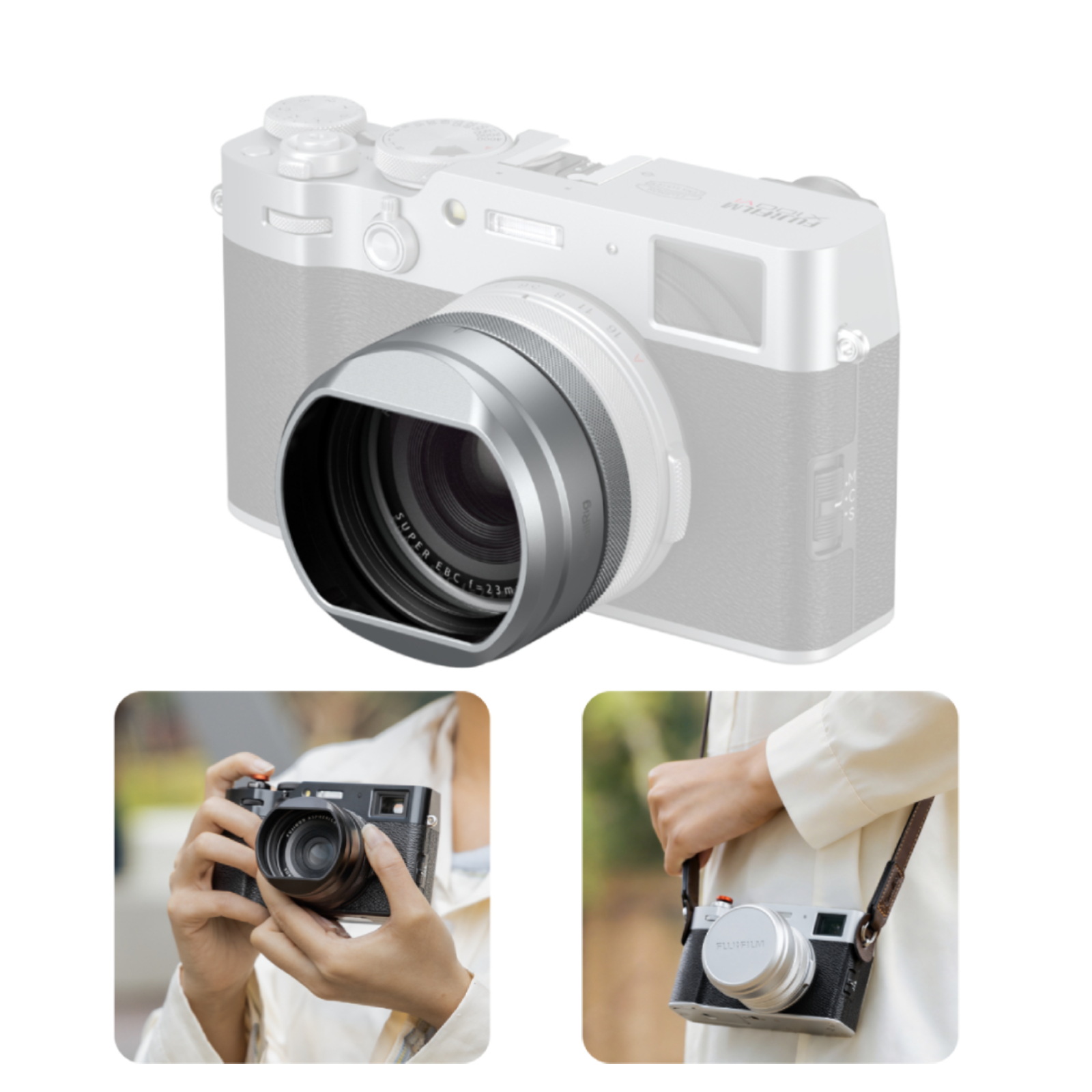 Lens Kit for Fujifilm X100VI/X100V, with Shadi | SmallRig