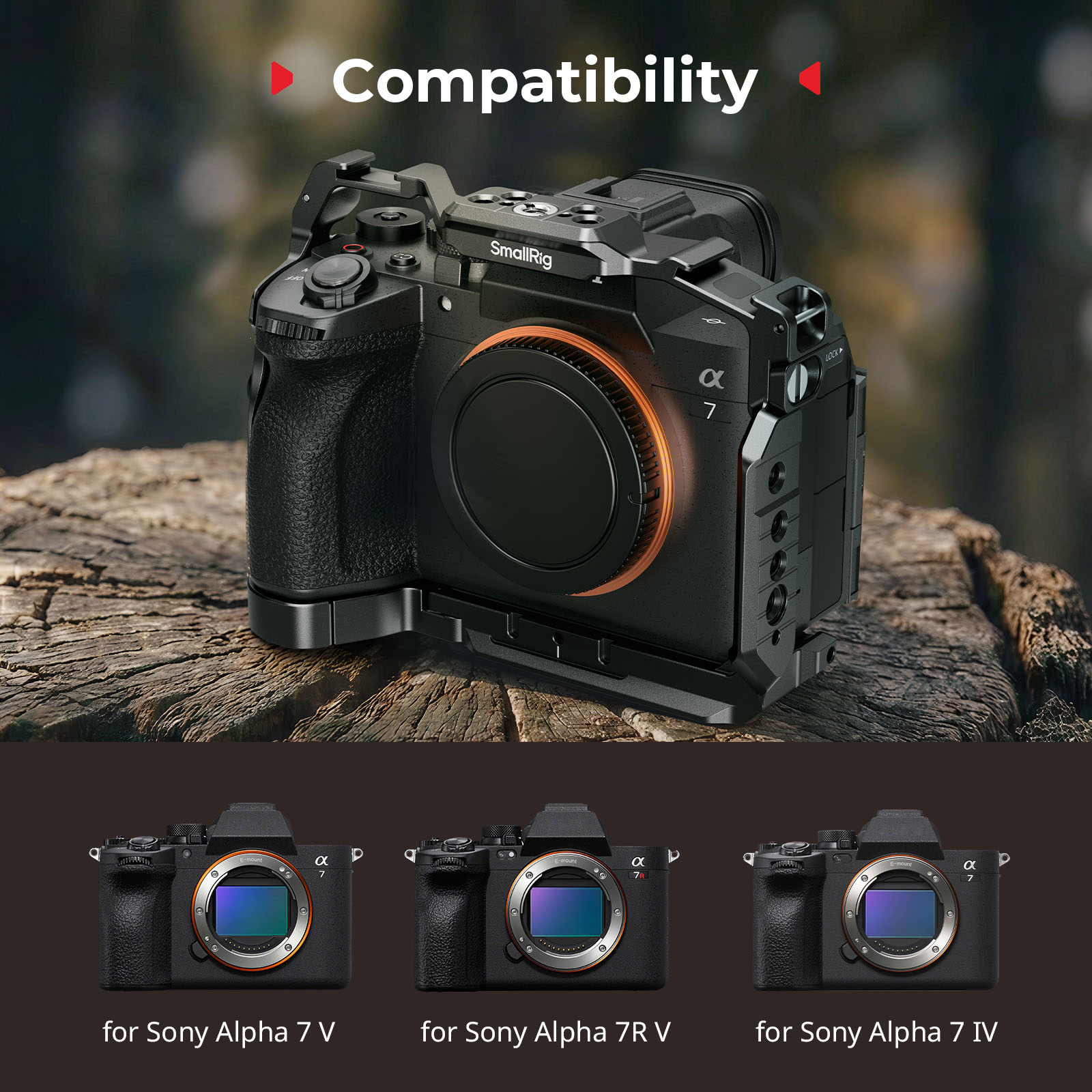 HawkLock Cage Kit for Sony A7 V / A7R V / A7 IV | Arca-Swiss QR