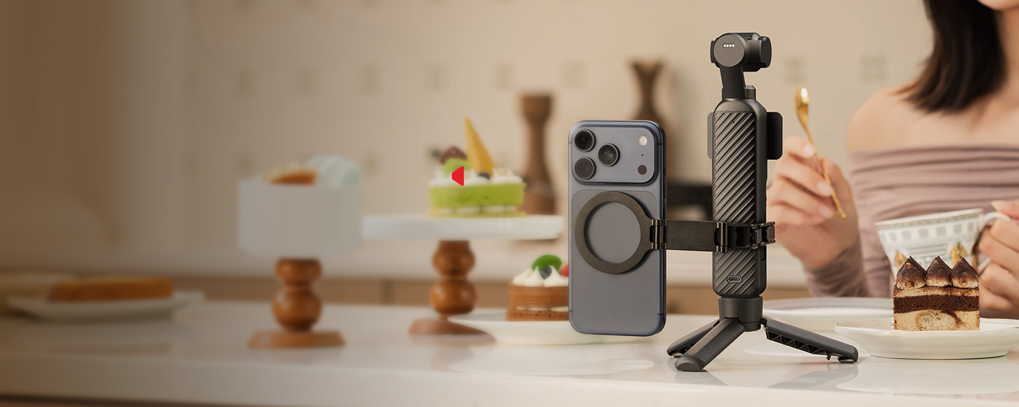 Kategori/Montaj Braketleri/Masa&uuml;st&uuml; Braketleri DJI Osmo Pocket 4 / 3 i&ccedil;in Hızlı &Ccedil;ıkarma Tripod - Markalar: DJI / Modeller: Osmo Pocket 4, Osmo Pocket 3 / SKU: 6049 /