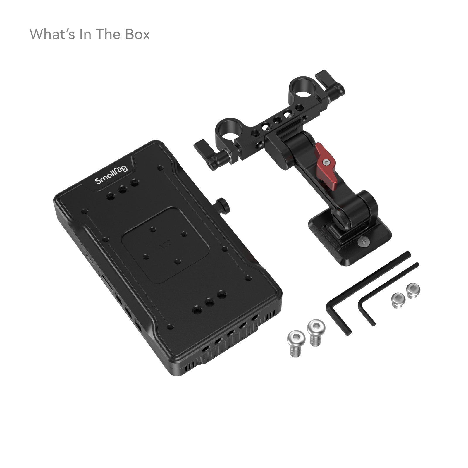 Vマウントバッテリー用アダプタプレート（可動アーム付き