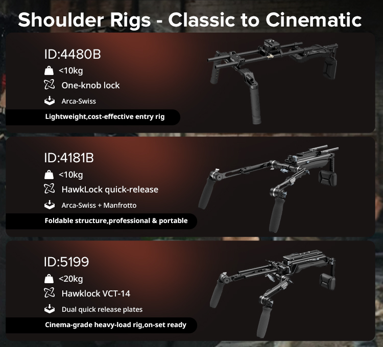 Shoulder Rigs | Stable, Ergonomic Camera Support for Video