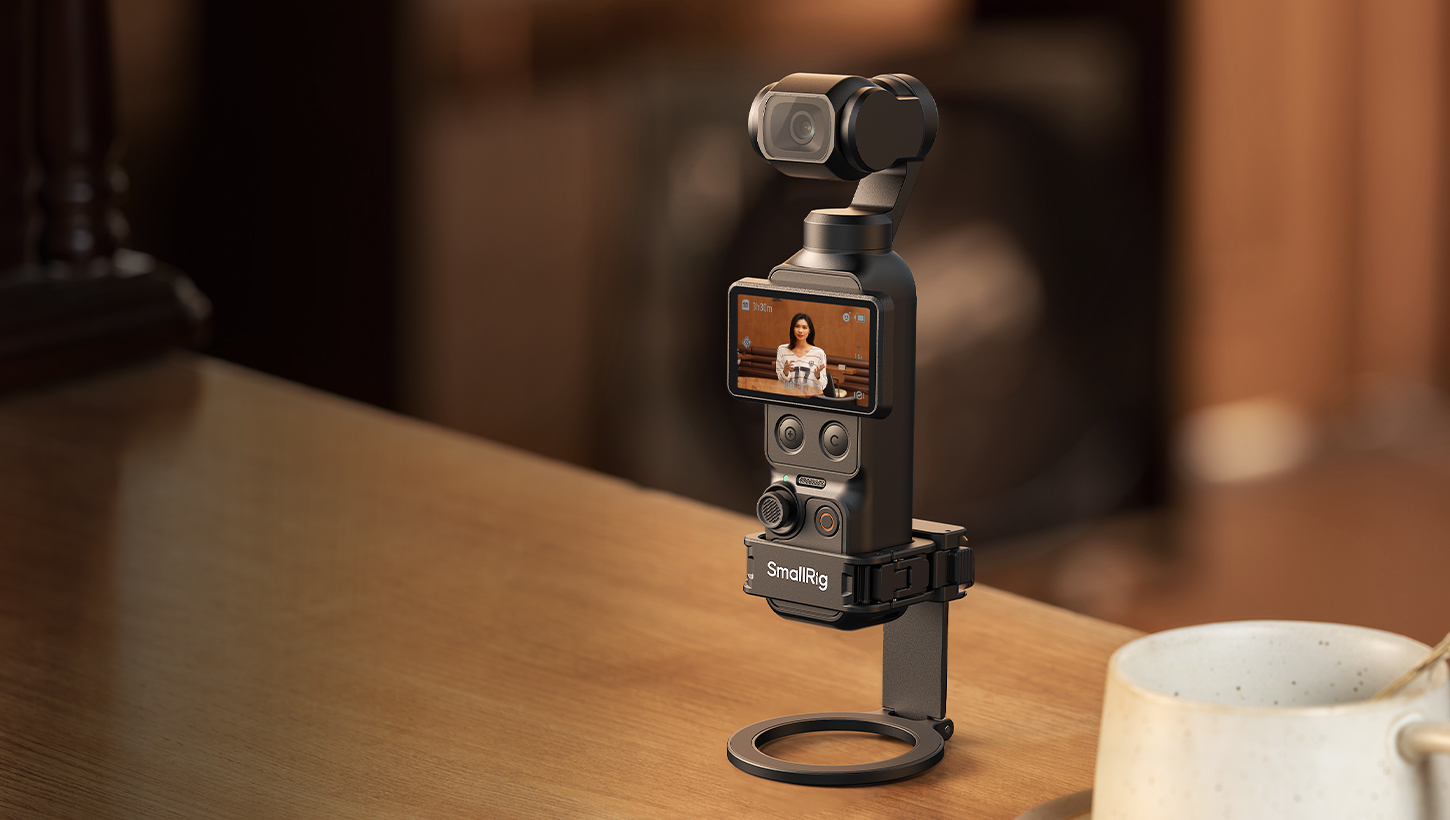 Kategori/Montaj Braketleri/Masa&uuml;st&uuml; Braketleri DJI Osmo Pocket 4 / 3 i&ccedil;in MagSafe &Ouml;zellikli Manyetik Montaj Aparatı - Markalar: DJI / Modeller: Osmo Pocket 3, Osmo Pocket 4 / &Uuml;r&uuml;n Kodu: 6004