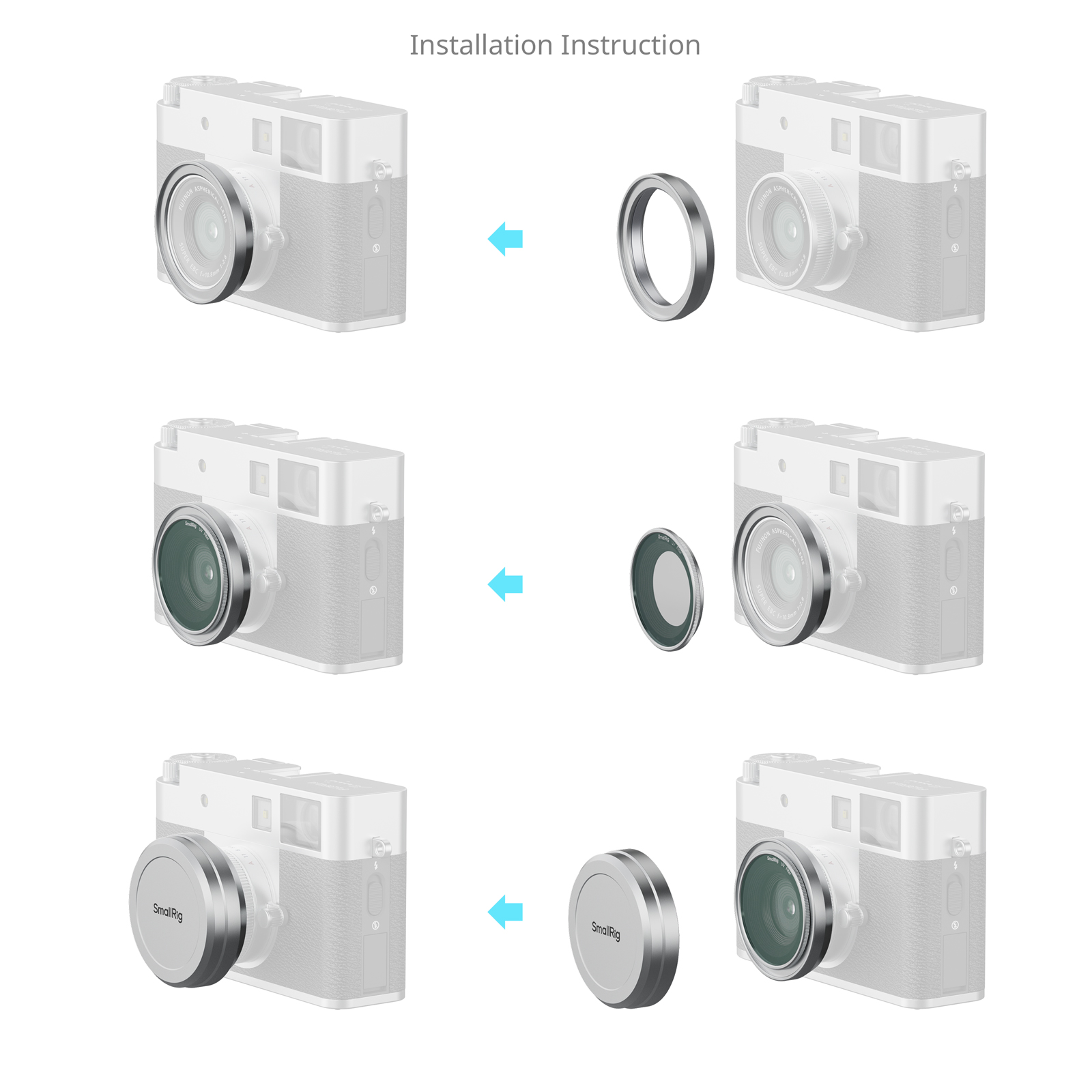 SmallRig 5393 Lens Hood Fujifilm X half Zilver